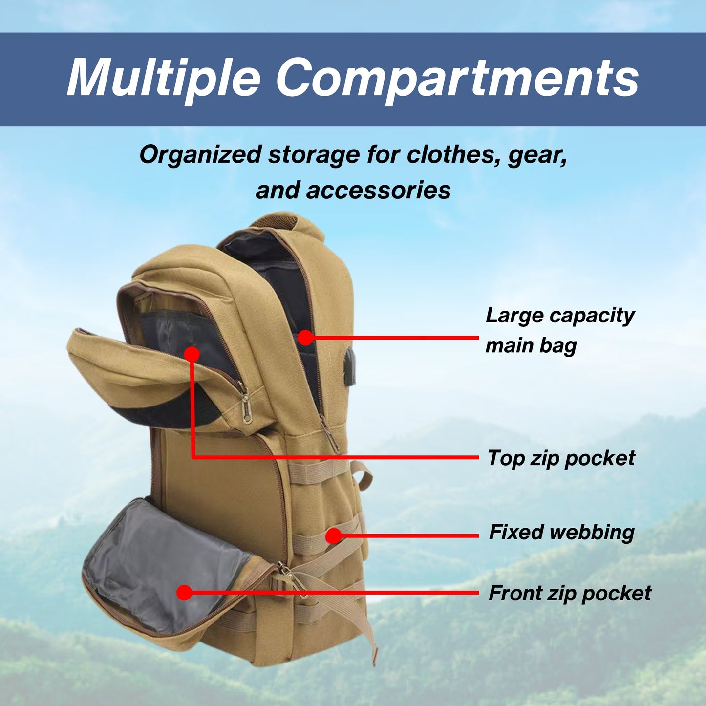 KARRIER Travel bag 50L