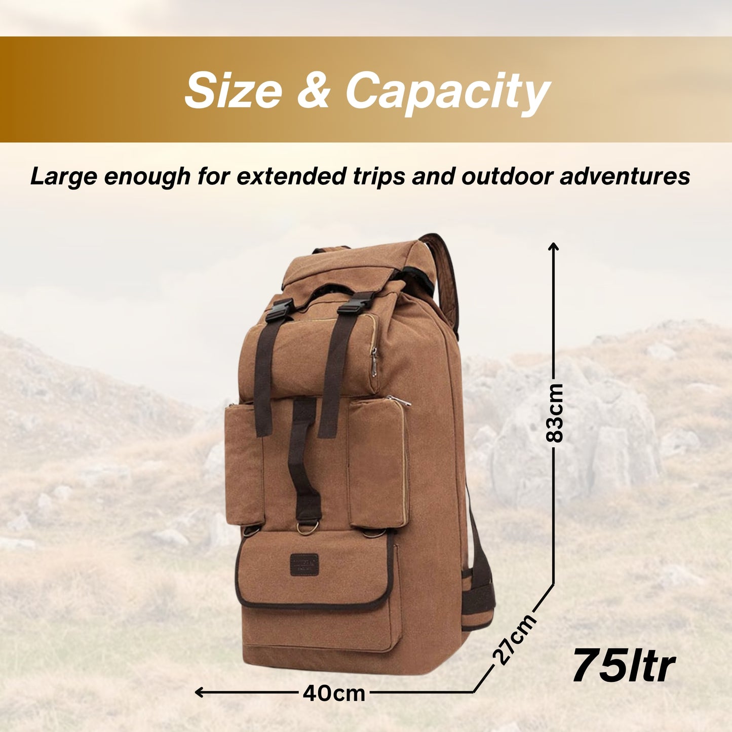 KARRIER Jumbo Travel bag 75L