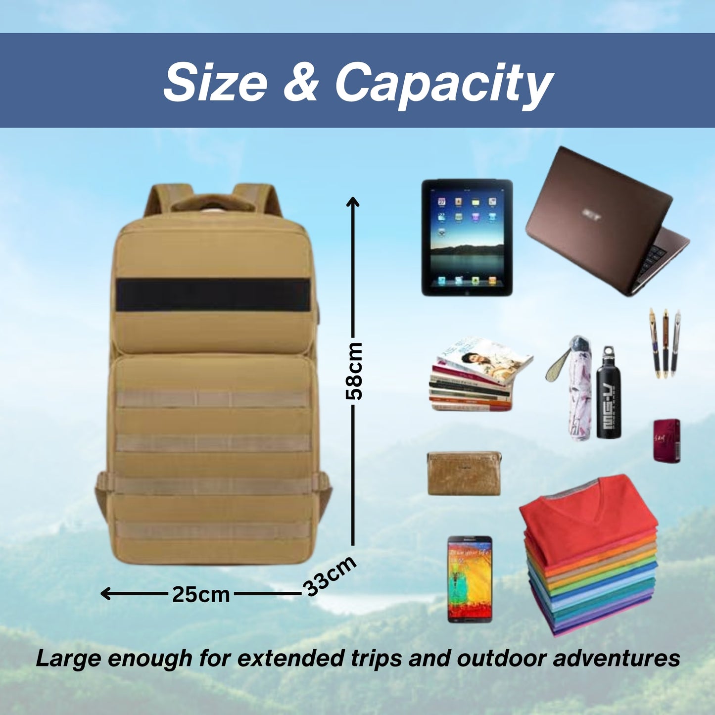 KARRIER Travel bag 50L